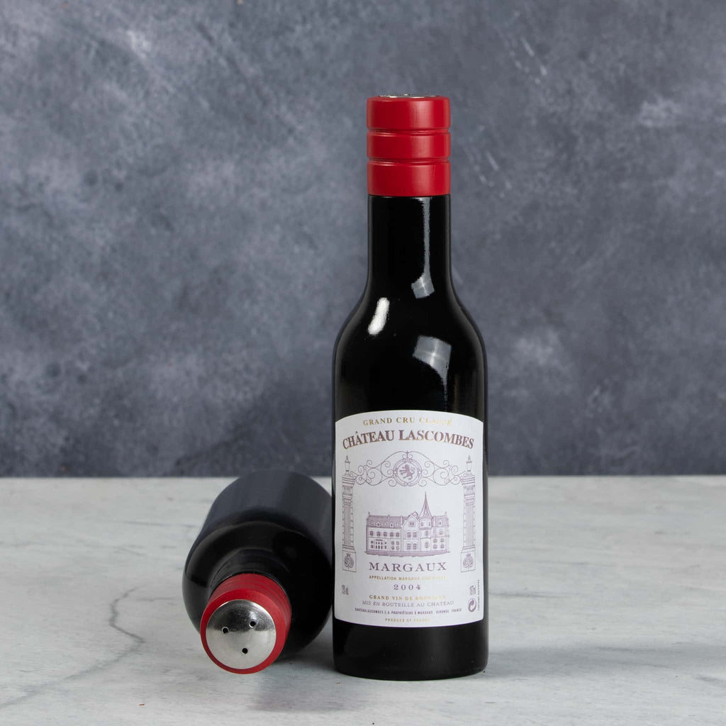 Wine bottle Salt shaker and pepper grinder